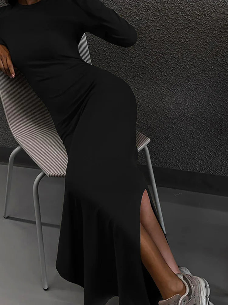 שמלת ערב צנועה - ליפז