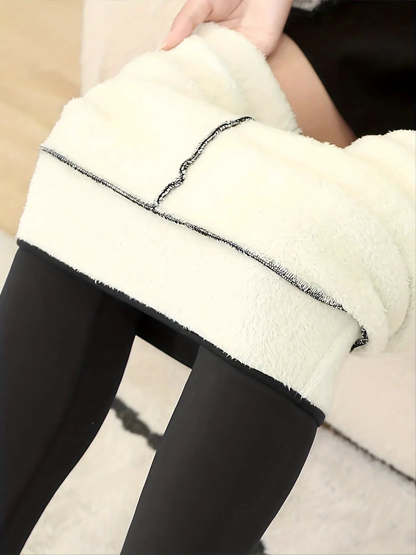 מכנסיים תרמיים מרופדים בפרווה