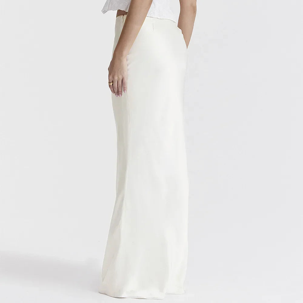 חצאית סאטן קלאסית- עדן