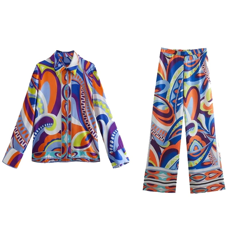 חליפת סאטן אלגנטית- אפריקה