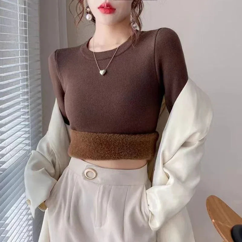 סריג מרופד פרווה